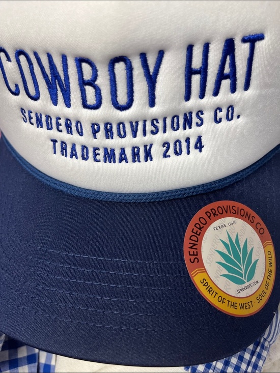 Free People Sendero Provisions Cowboy Hat Navy New One Size main image 4